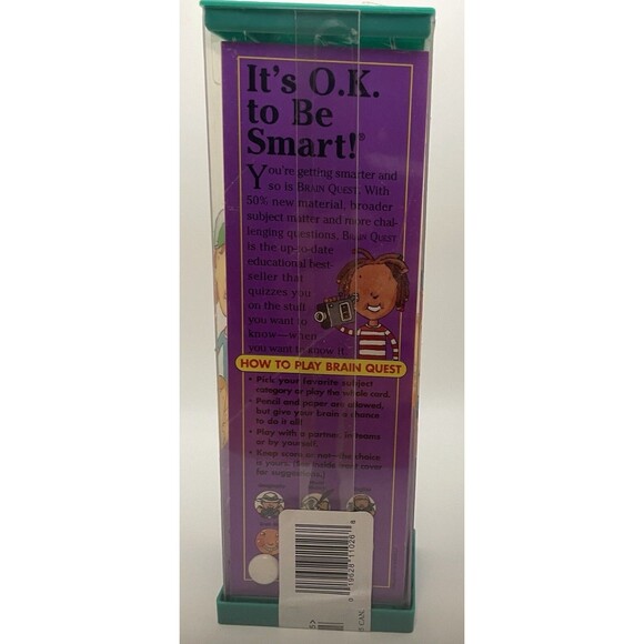Vintage 6th Grade Brain Quest 1500 Question Trivia Game 1999 Edition Ages 11-12 - Picture 2 of 6